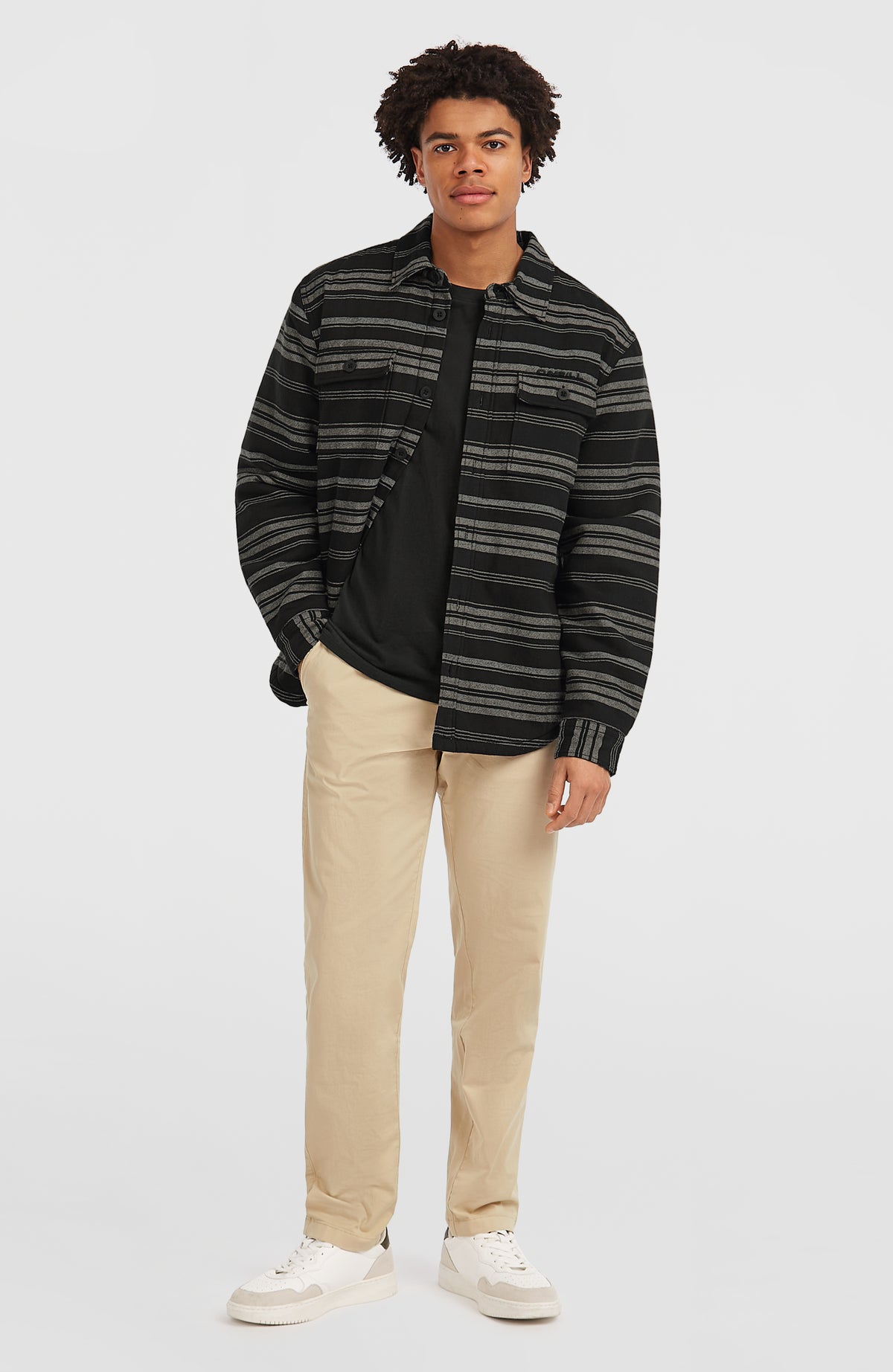 Must-Have Fleece-Lined Shirt | Black Bavaro