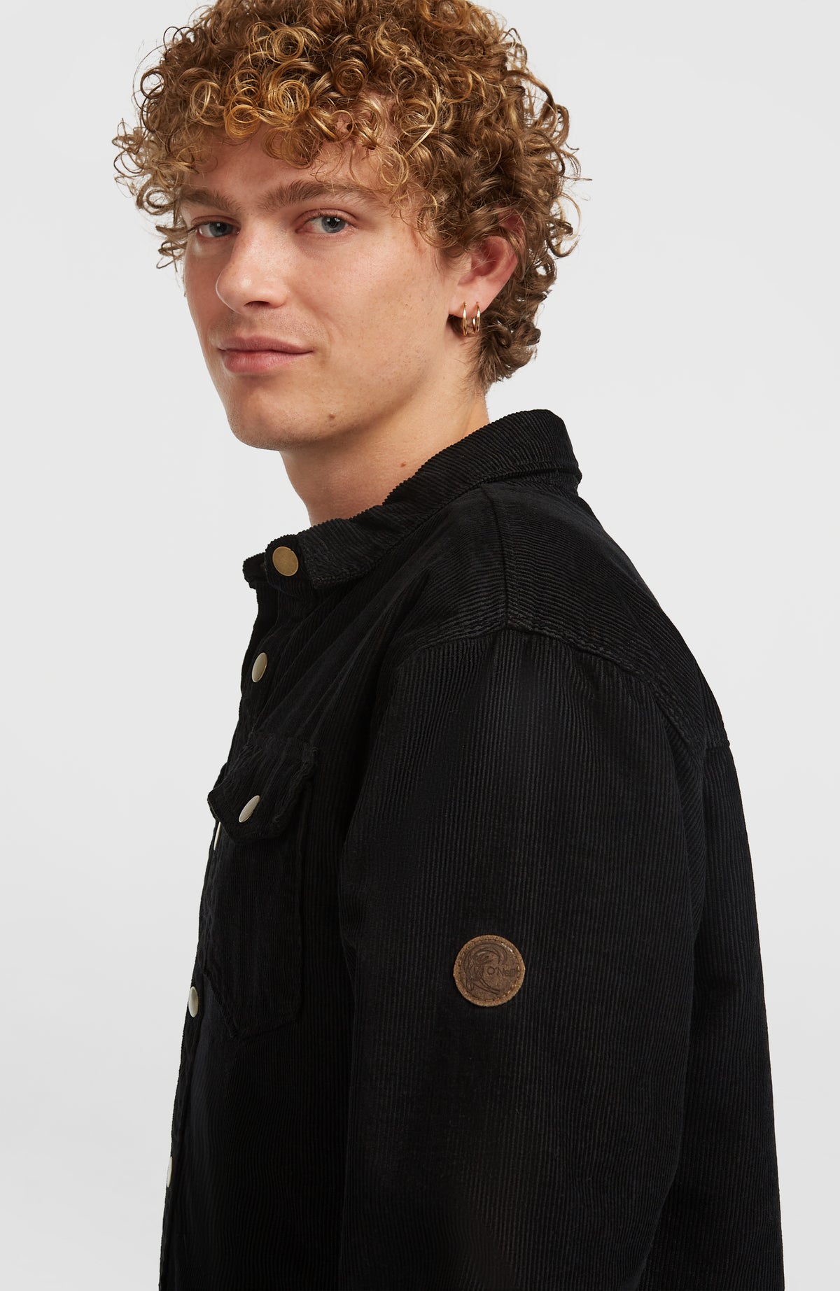O'Riginals Corduroy Fleece-Lined Overshirt | Black Out