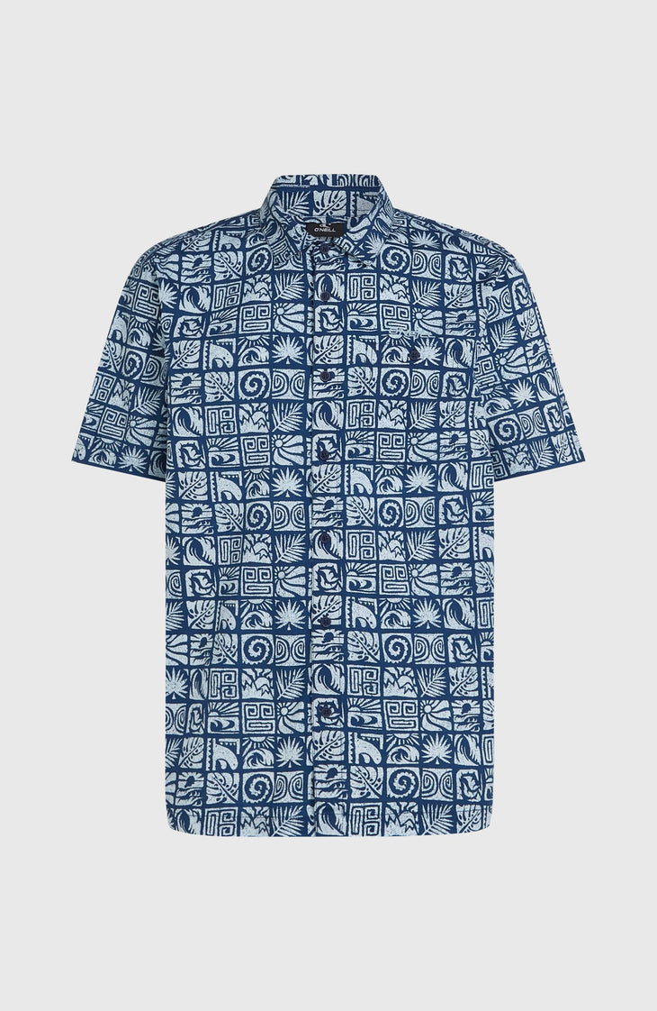 O'Neill Print Shirt | Dark Blue Bricks