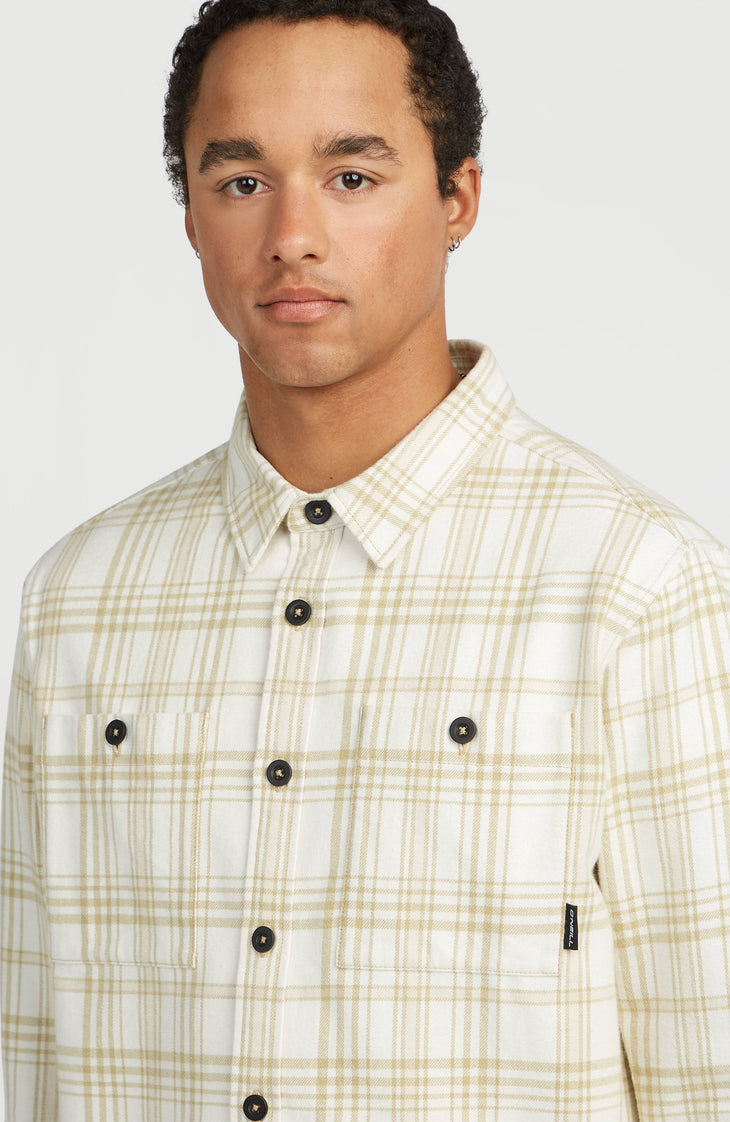 Must-Have Flannel Shirt | Beige Big Check Plaid