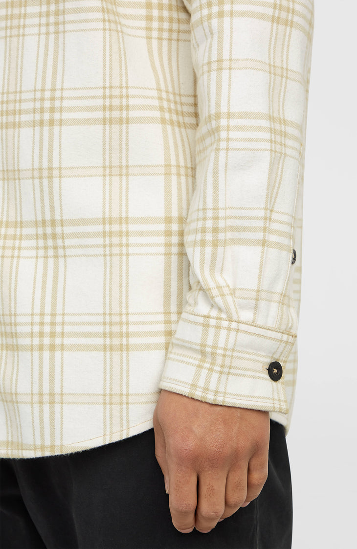 Must-Have Flannel Shirt | Beige Big Check Plaid