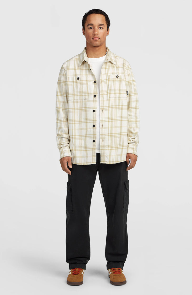 Must-Have Flannel Shirt | Beige Big Check Plaid
