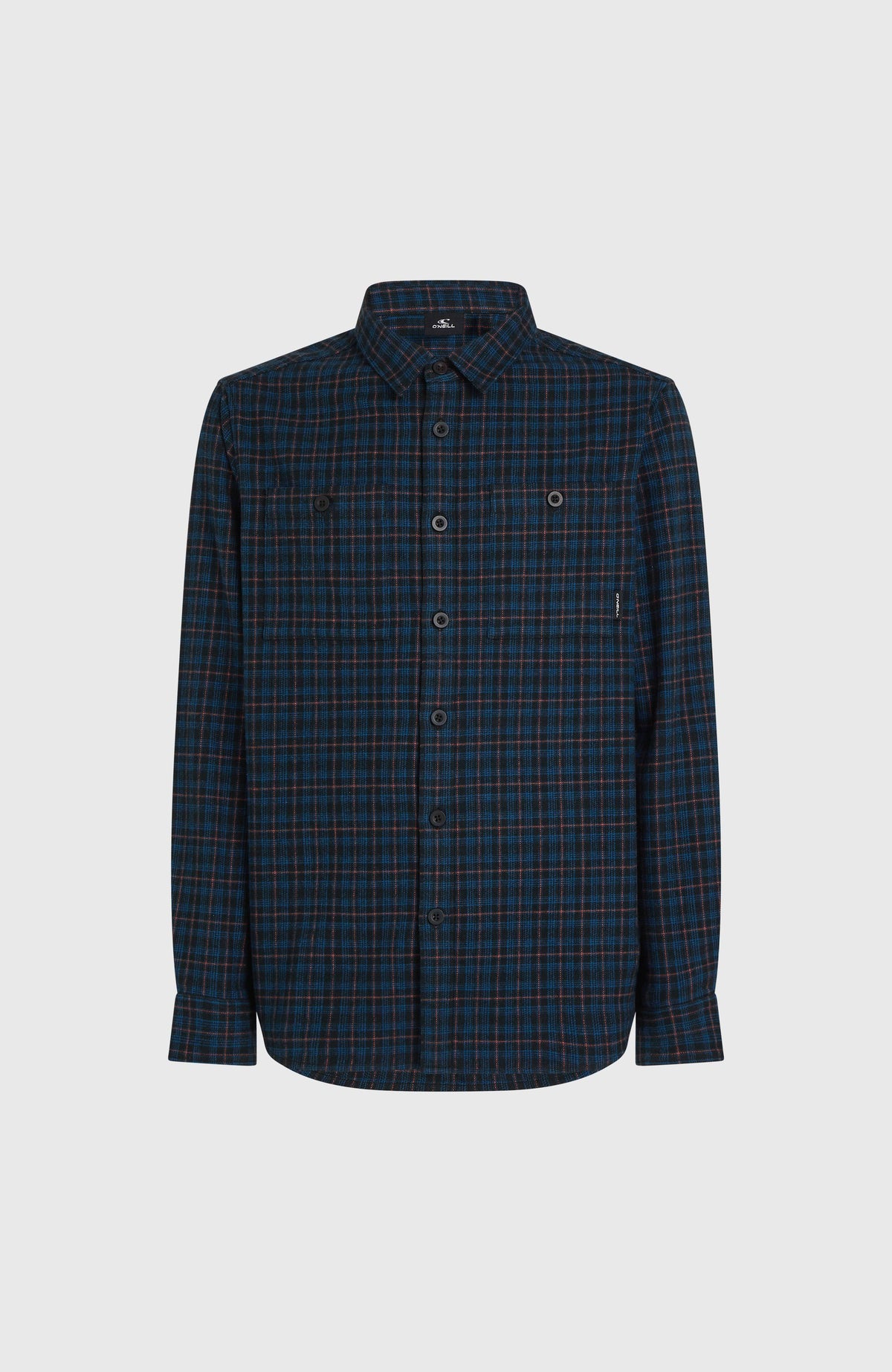 Must-Have Flannel Shirt | Black Mini Check Plaid