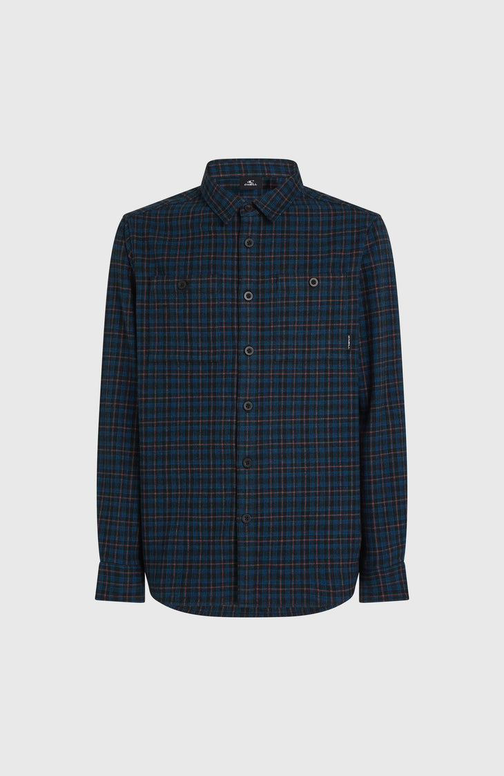Must-Have Flannel Shirt | Black Mini Check Plaid