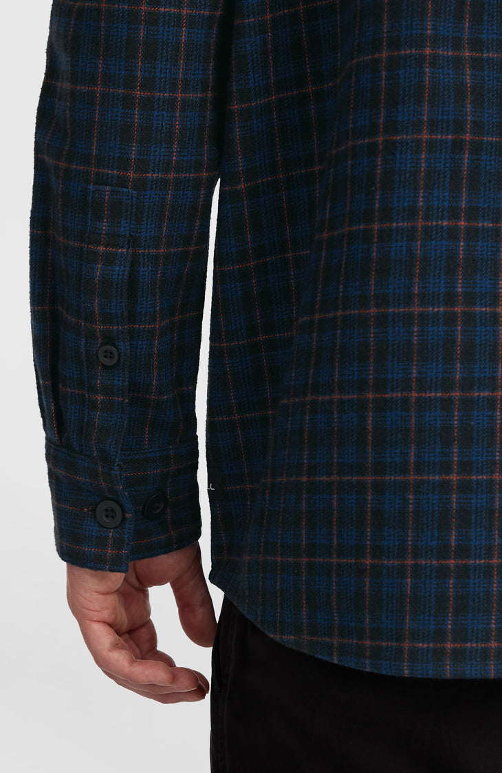Must-Have Flannel Shirt | Black Mini Check Plaid