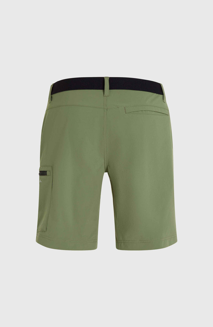 O'Neill TRVLR Series Stretch Shorts | Deep Lichen Green