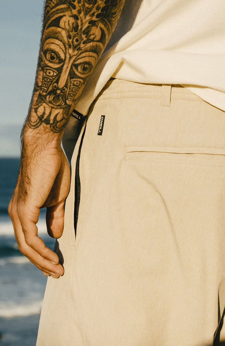 Hybrid 19'' Melange Shorts | Cocoa Sand