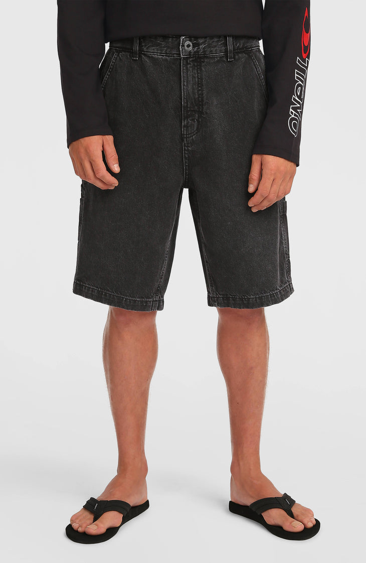 Essentials Denim Shorts | Black Out