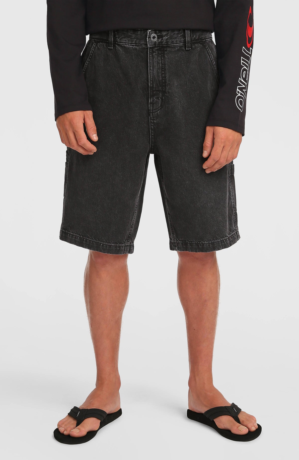 Essentials Denim Shorts | Black Out