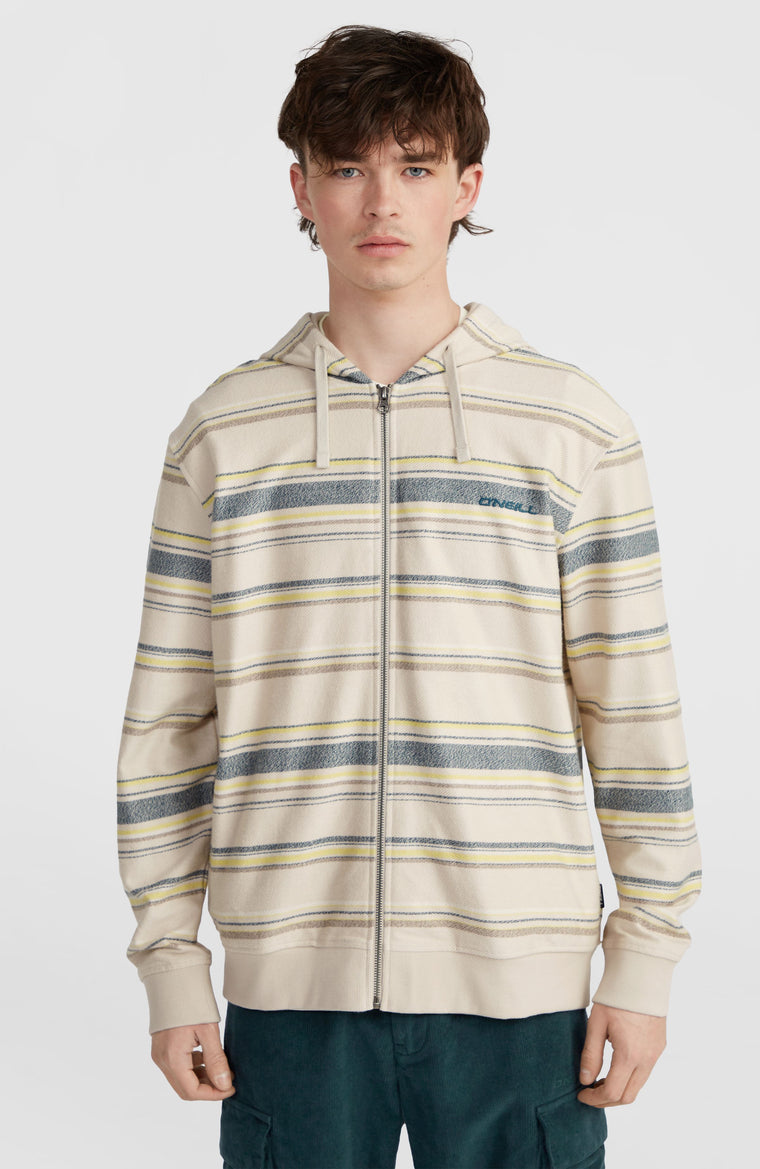 Bavaro Full-Zip Hoodie | Grey Vintage Stripe Bavaro Full-Zip Hoodie | Grey Vintage Stripe