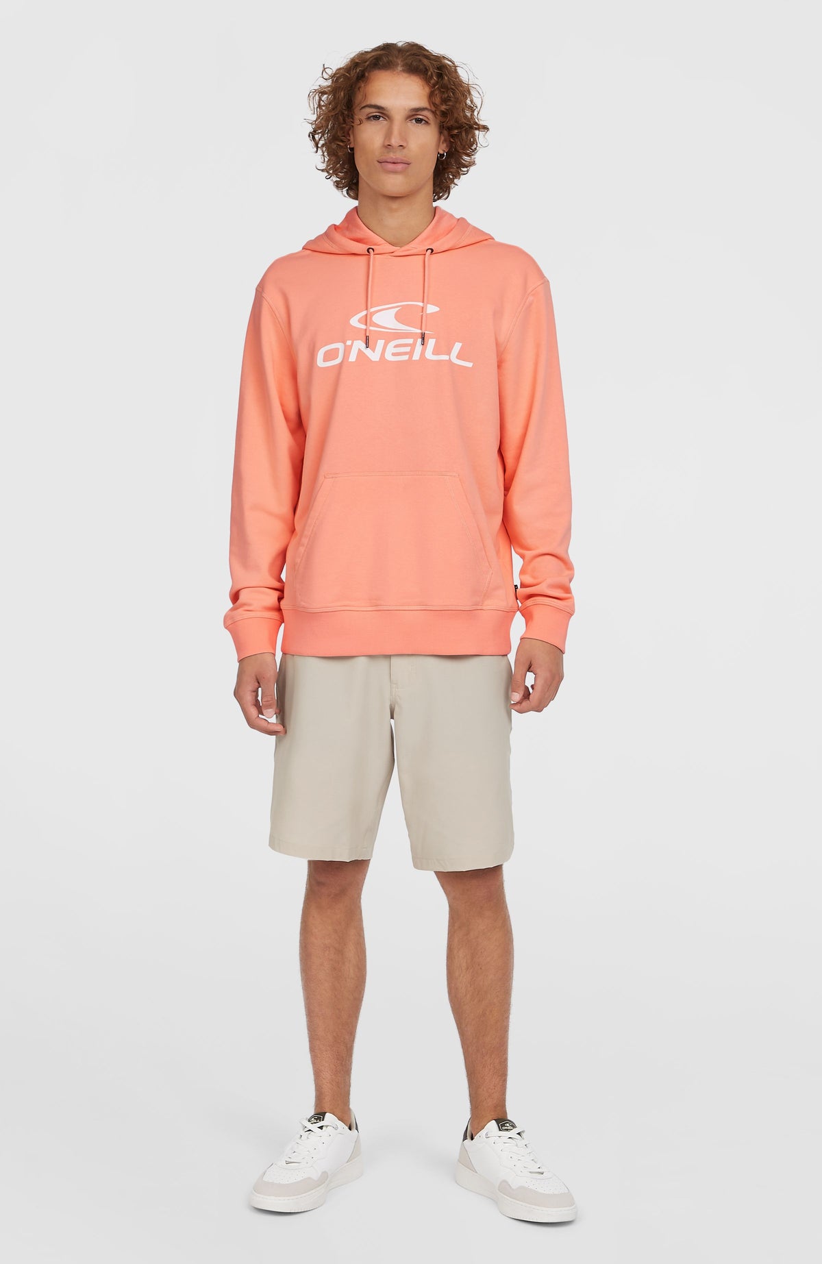 Logo Hoodie | Coral Pop