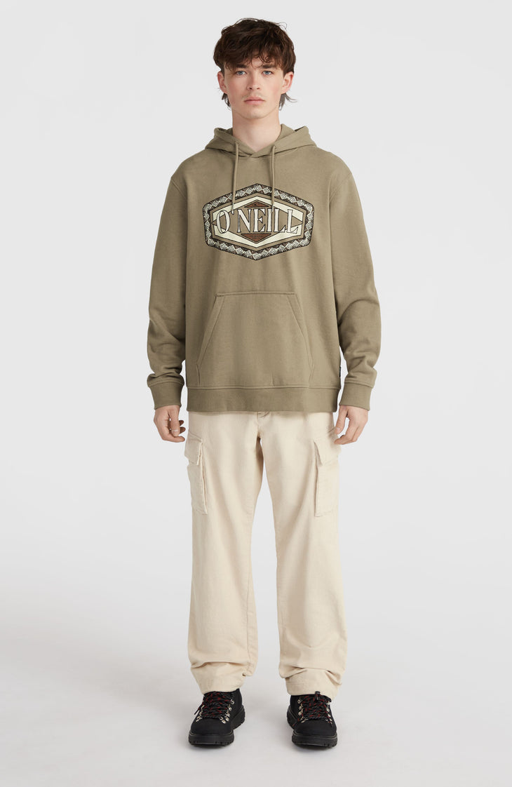 O'Neill Front Print Hoodie | Concrete