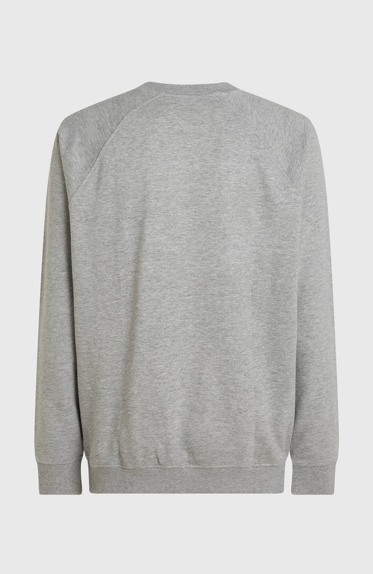 Essentials 90s Logo Crew Sweatshirt | Silver Melee