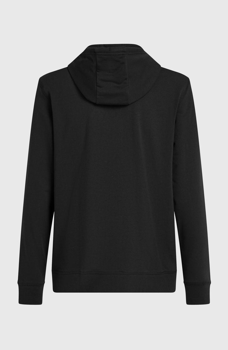 Small Logo Full-Zip Hoodie | Black Out