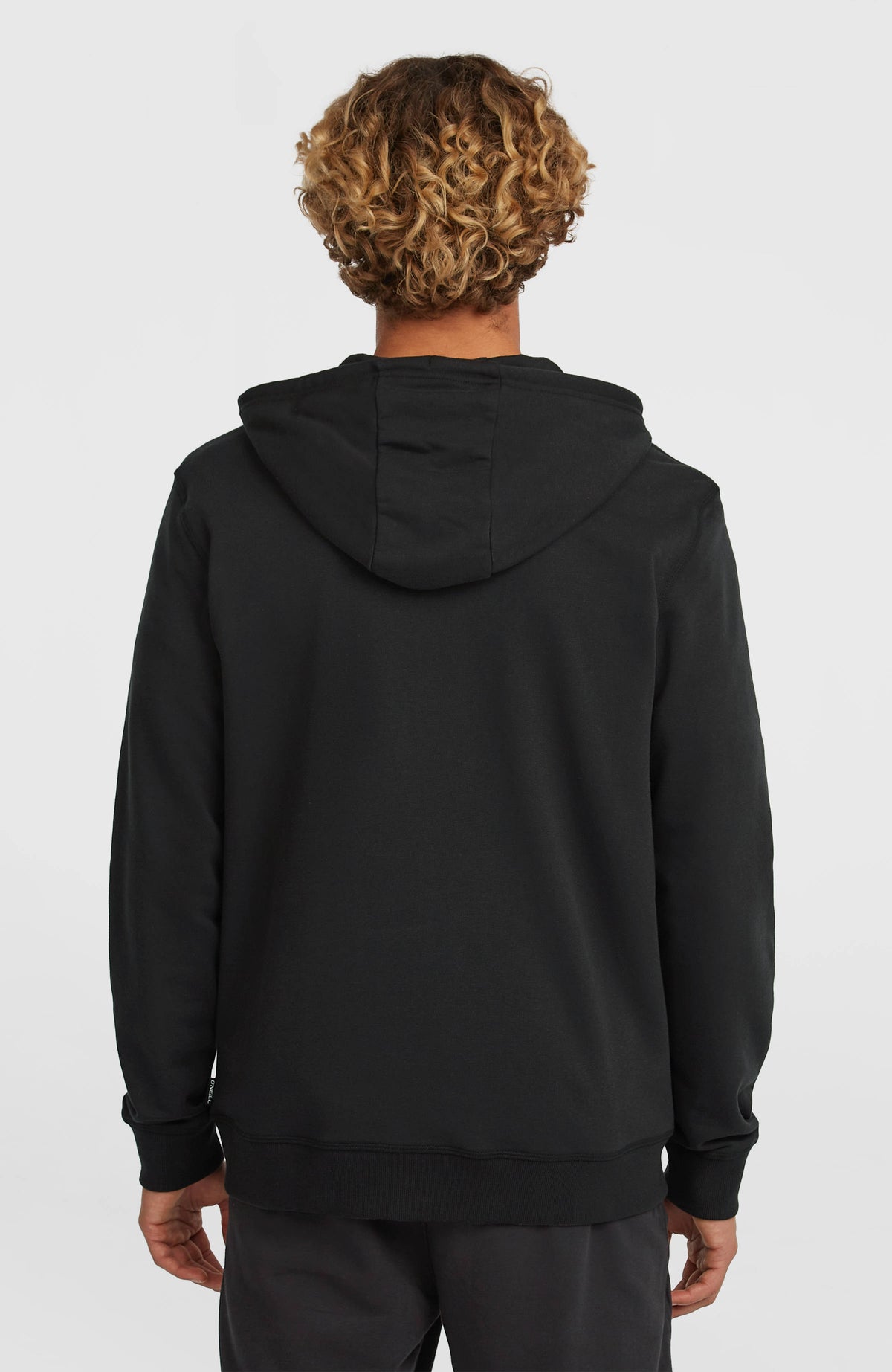 Small Logo Full-Zip Hoodie | Black Out