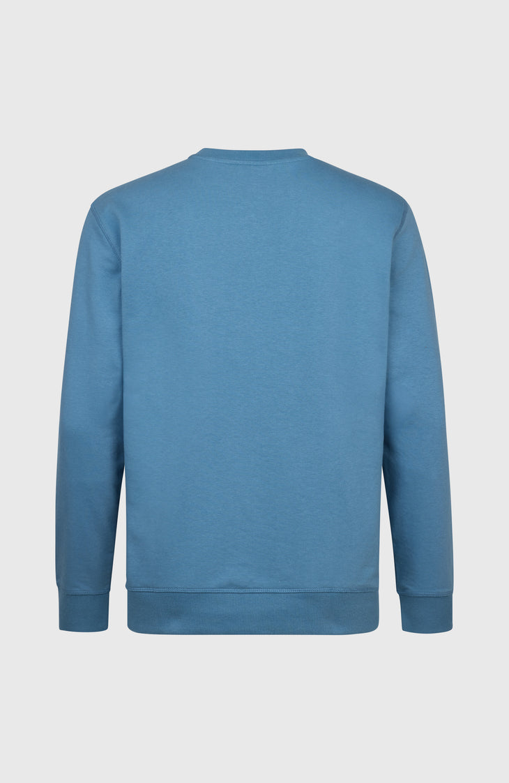 O'Riginals Chest Print Crew | Copen Blue