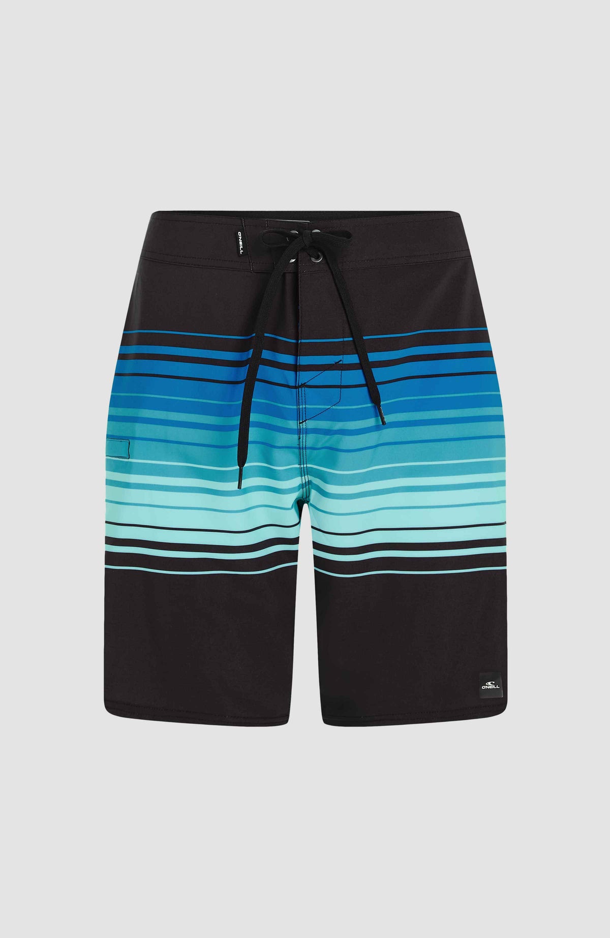 Hyperfreak Heat Stripe Line 19'' Boardshorts | Black Stripe Panel