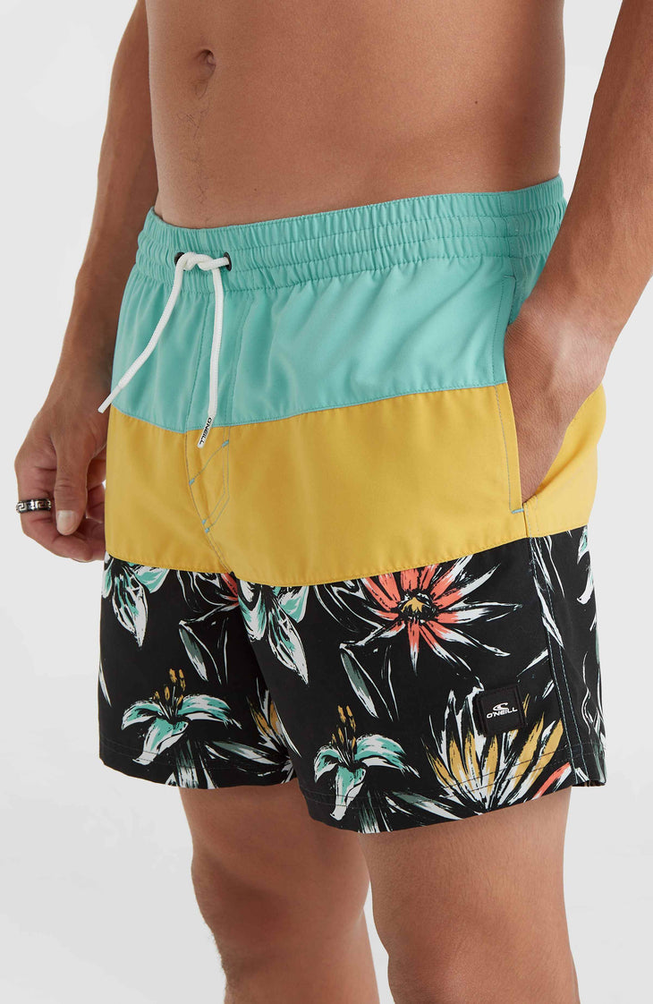 Mix and Match Cali Block 15'' Swim Shorts | Golden Haze
