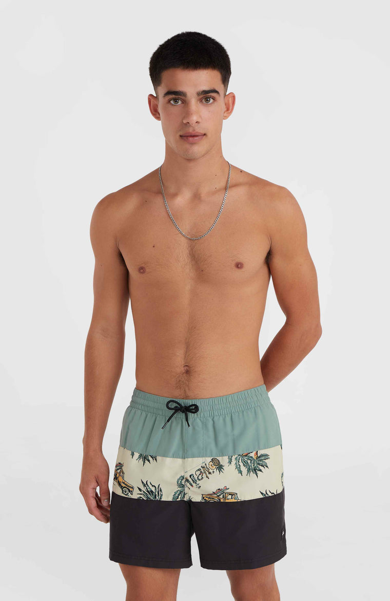 Mix and Match Cali Block 15'' Swim Shorts | Beige Venice Beach Mix and Match Cali Block 15'' Swim Shorts | Beige Venice Beach