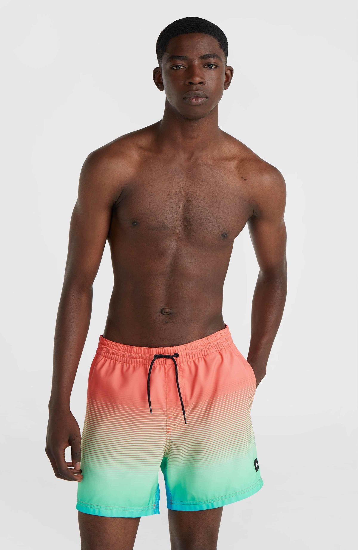 Jack O'Neill Cali Gradient 15'' Swim Shorts | Living Coral Simple Gradient Panel