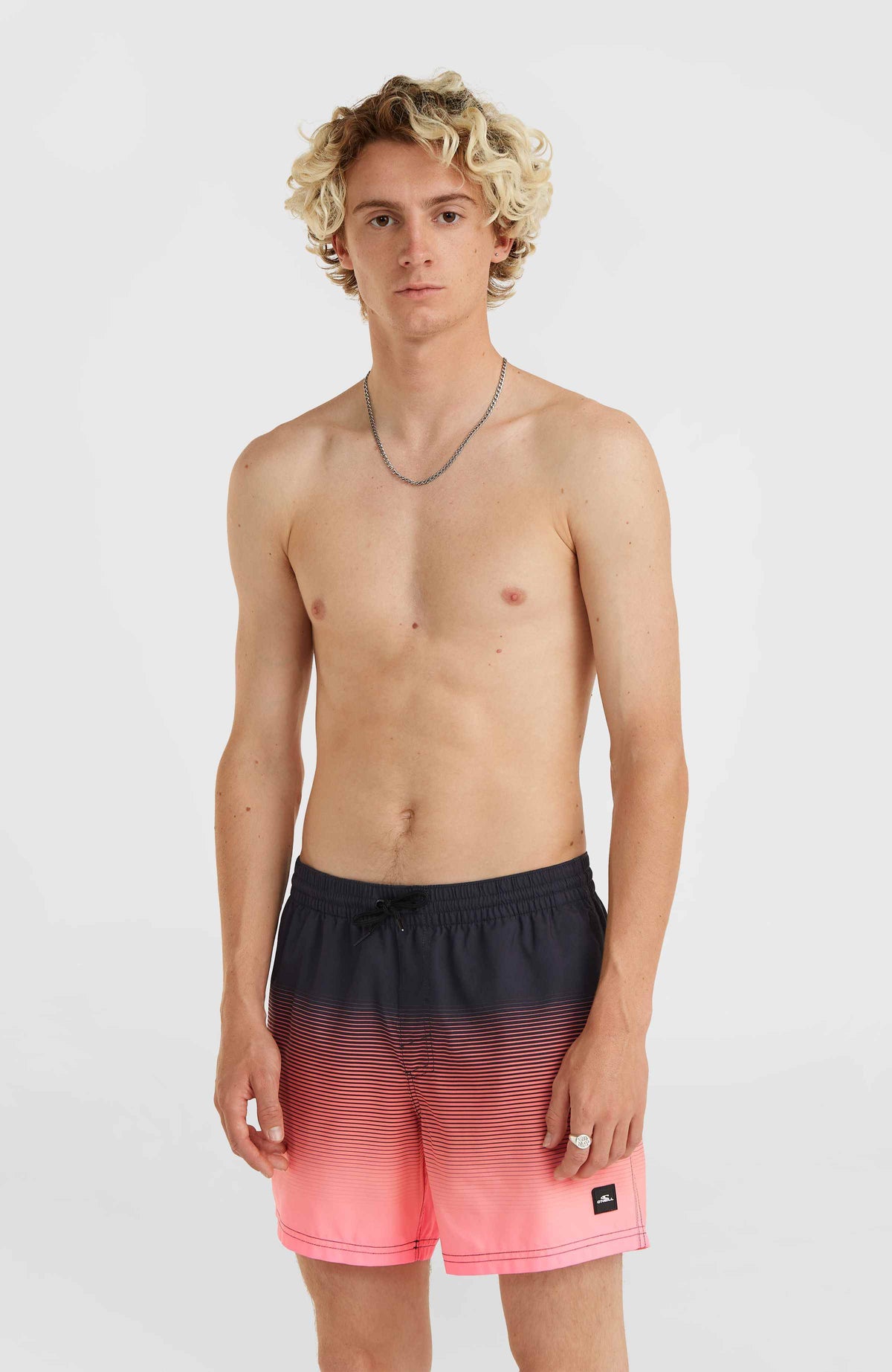 Jack O'Neill Cali Gradient 15'' Swim Shorts | Black Simple Gradient Panel