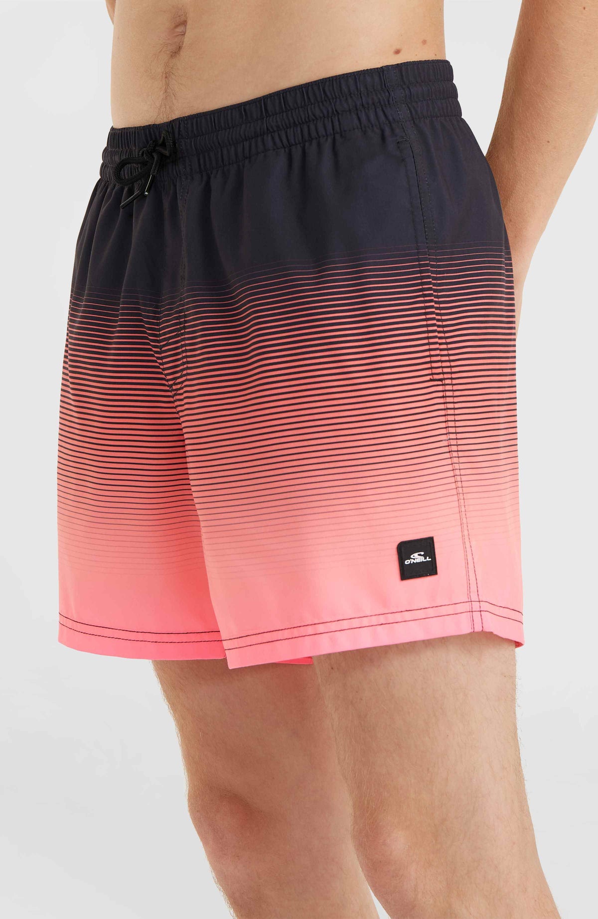 Jack O'Neill Cali Gradient 15'' Swim Shorts | Black Simple Gradient Panel