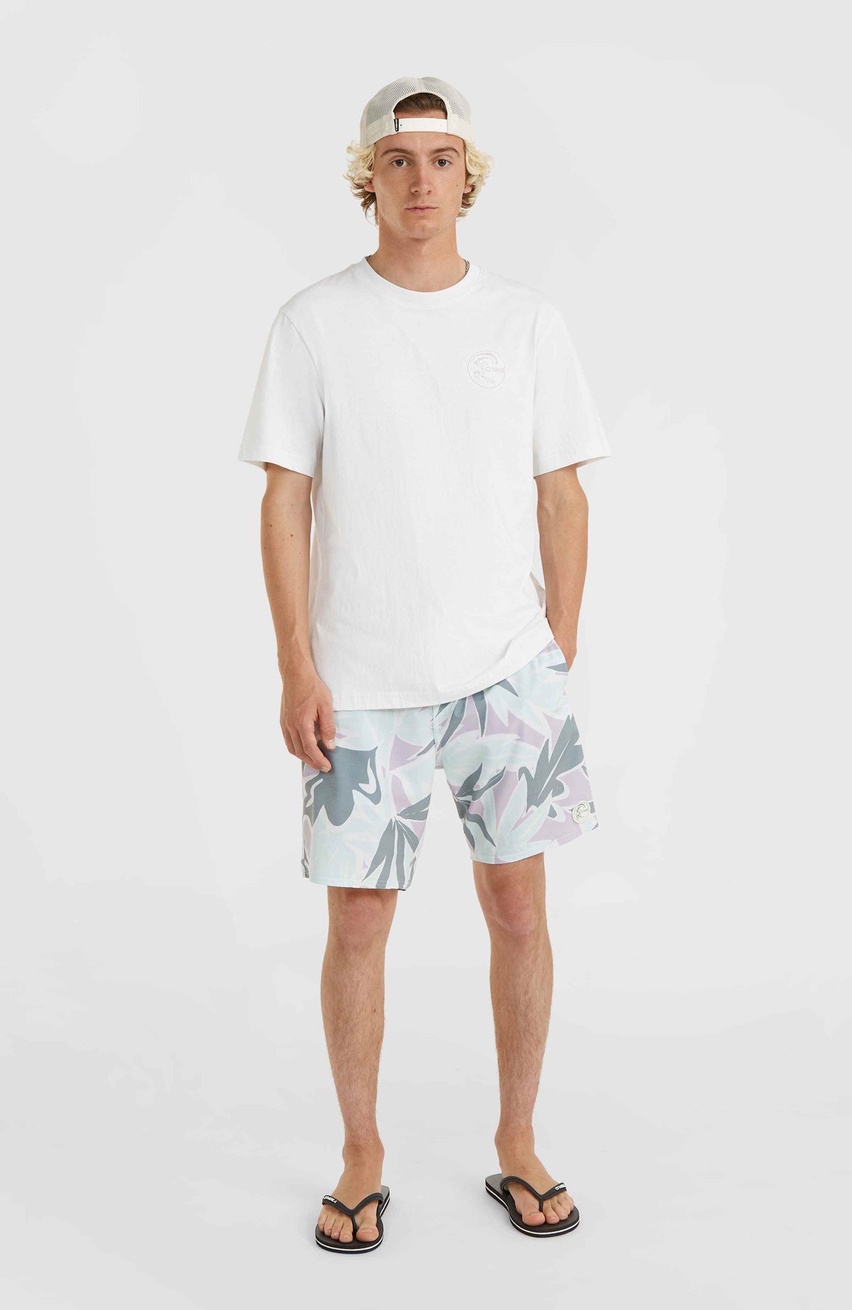 O'Riginals Print 18'' Cruzers Boardshorts | Seafoam White