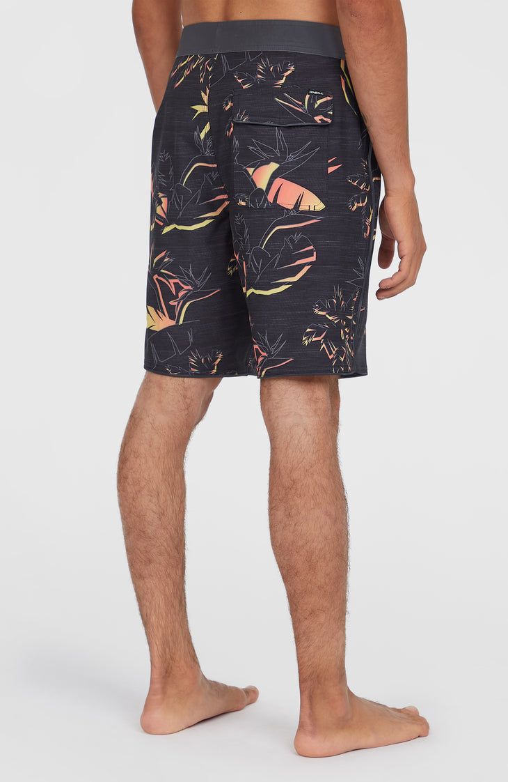 Hyperfreak Mysto Scallop 19'' Boardshorts | Black Mysto Scallop