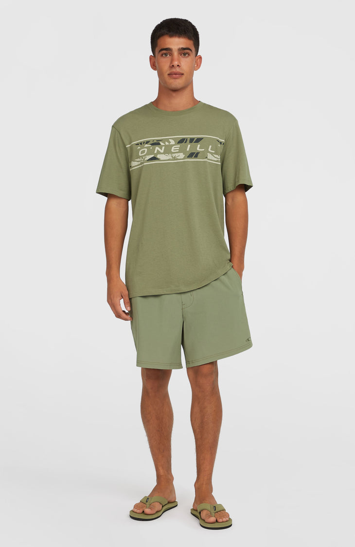 Pocket Print 16'' Swim Shorts | Avery Fern