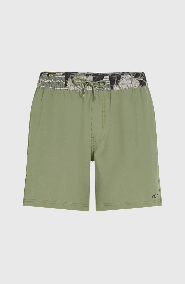Pocket Print 16'' Swim Shorts | Avery Fern