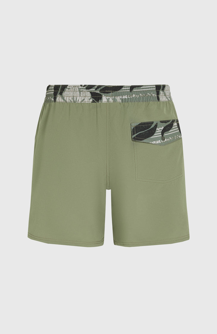 Pocket Print 16'' Swim Shorts | Avery Fern