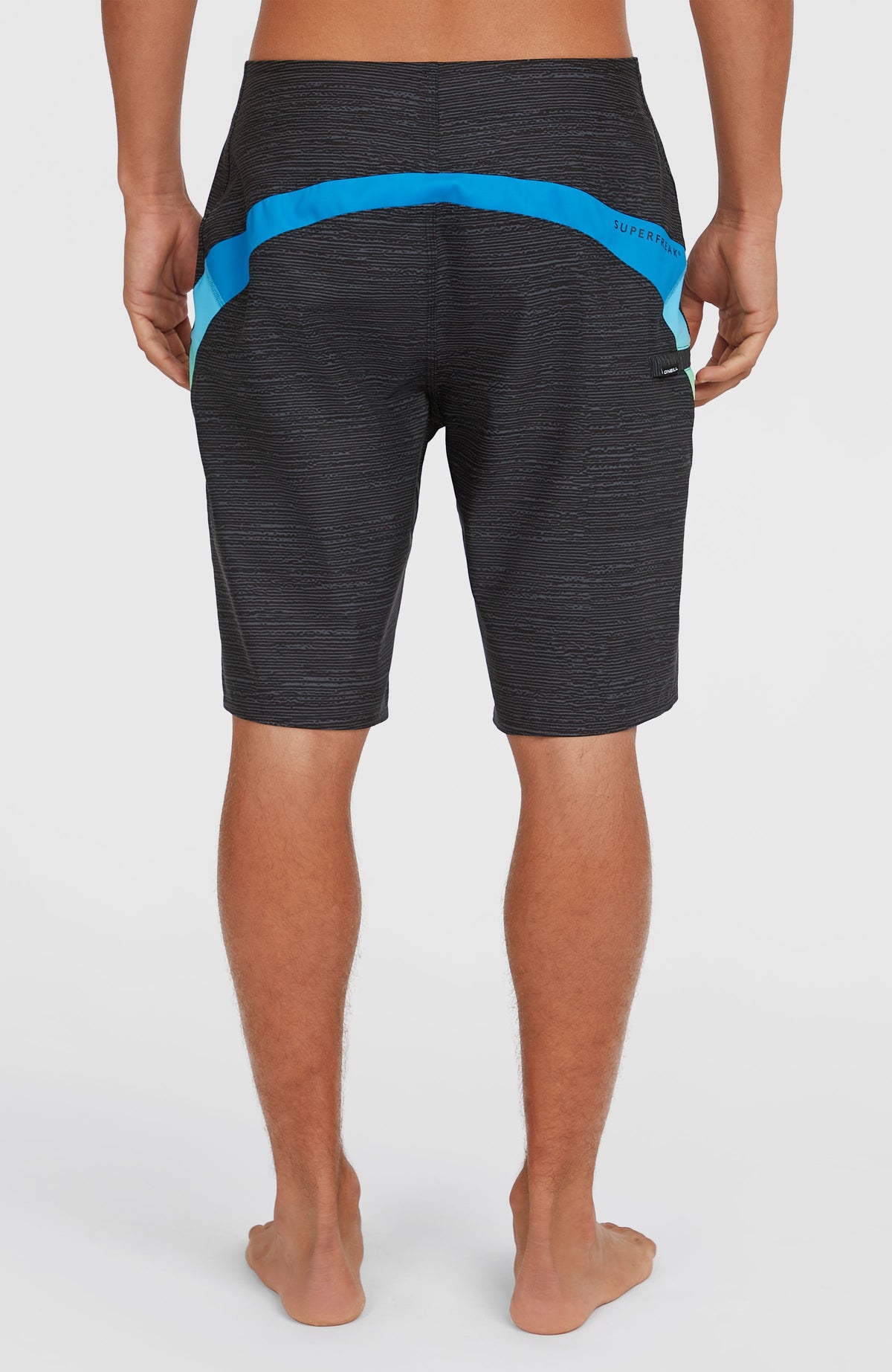 Superfreak 20'' Boardshorts | Black Multi Colour Panel