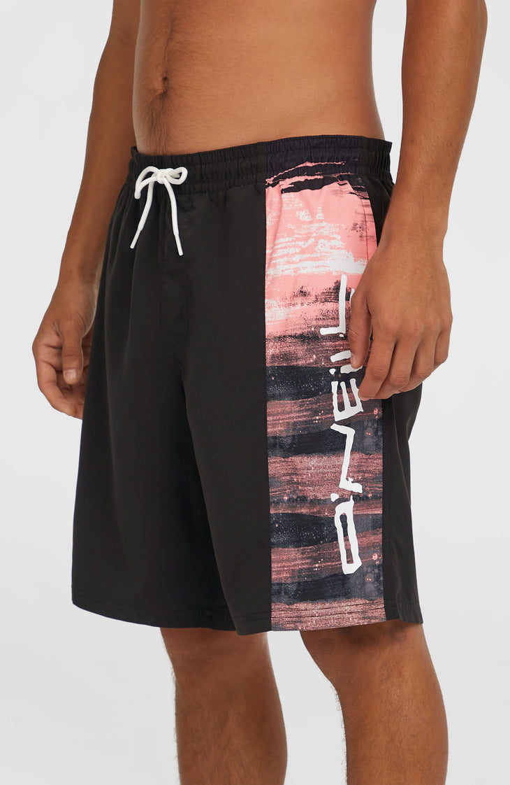 Retro 19'' Swim Shorts | Coral Melted Texture