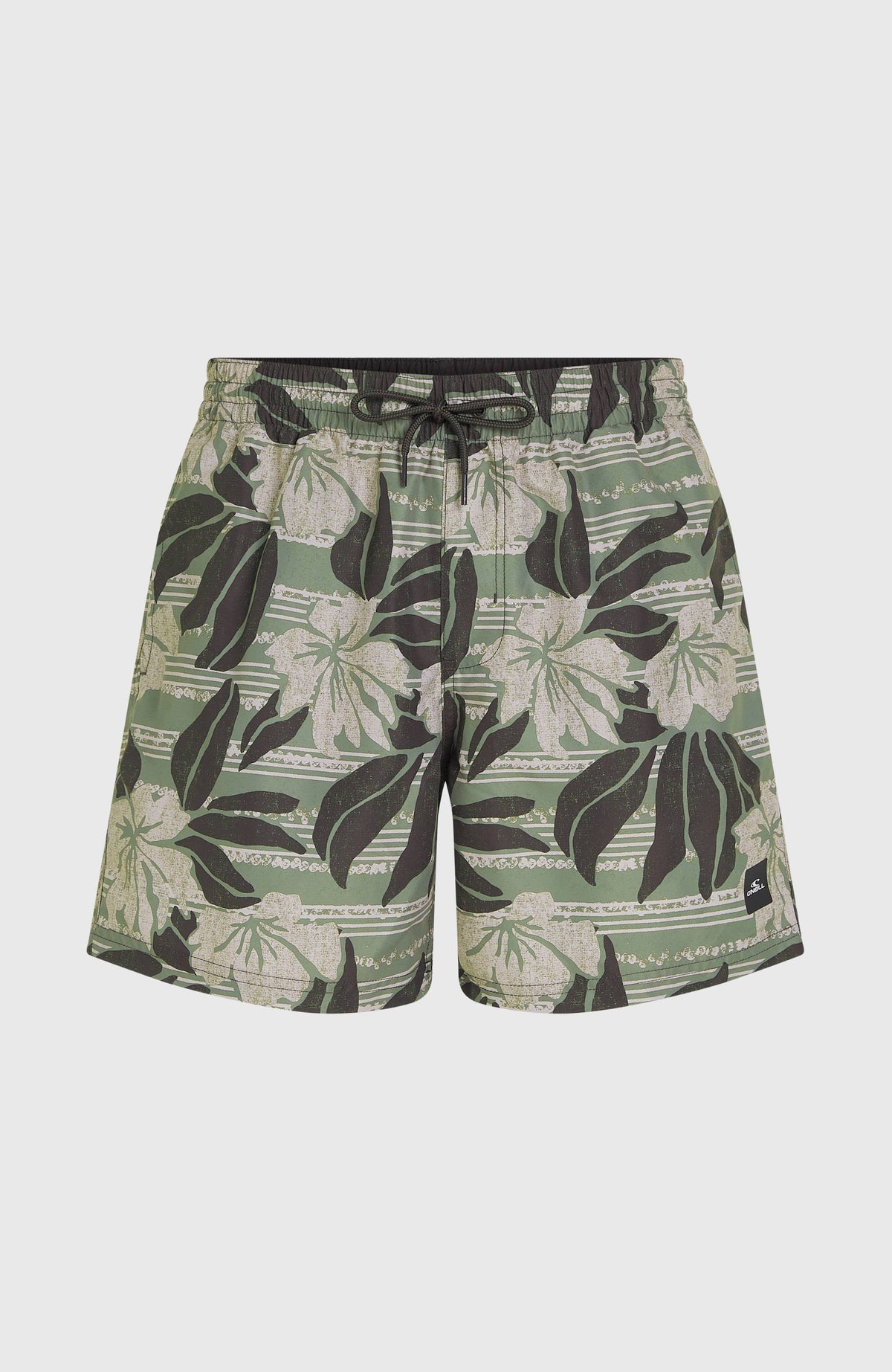 Cali Floral 16'' Swim Shorts | Green Dusty Flower
