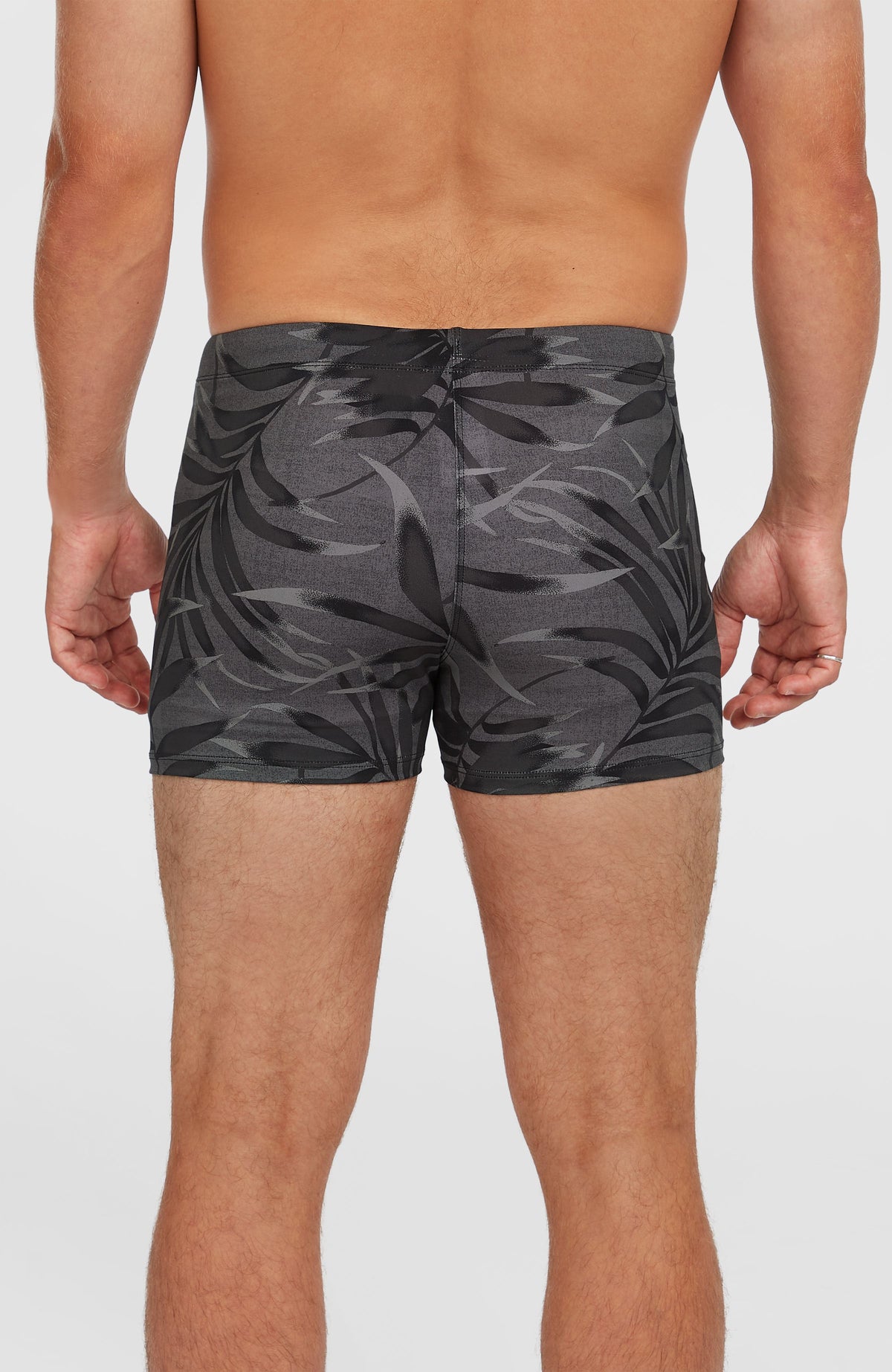 Essentials Floral Racer | Black Dipped Leaves