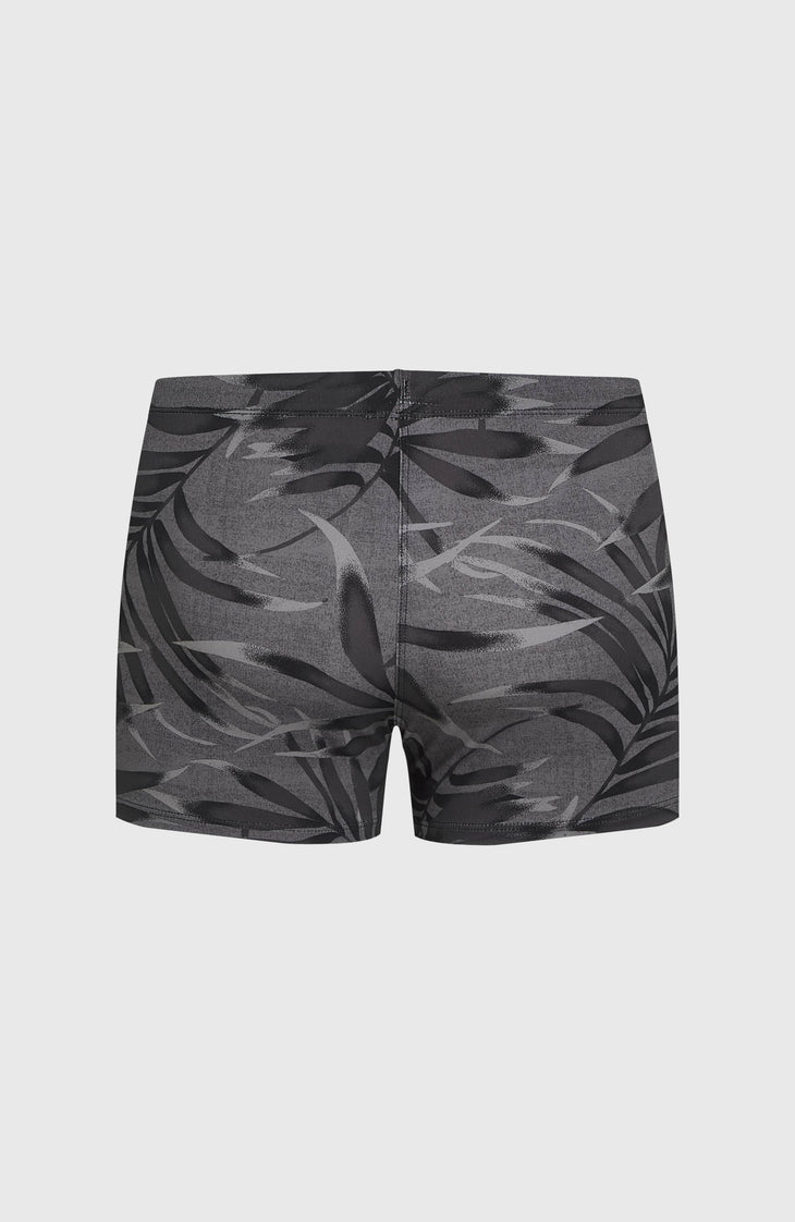 Essentials Floral Racer | Black Dipped Leaves