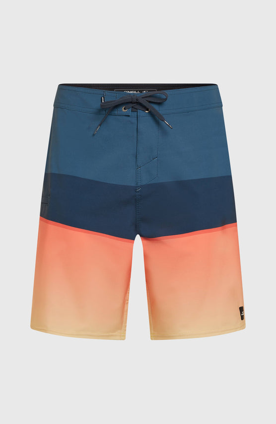 Hyperfreak Heat Block 19'' Boardshorts | Persimmon Heat Block