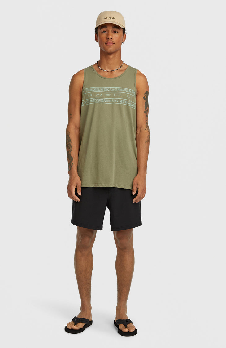 Pocket Print 16'' Swimshorts | Black Out