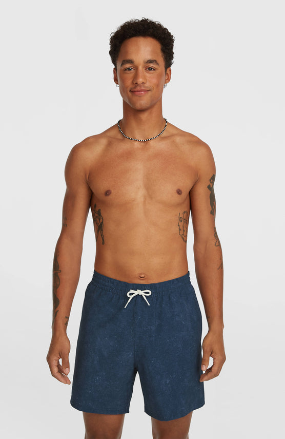 O'Riginals Cali Ocean 16'' Swimshorts | Dark Blue Originals Acid Wash