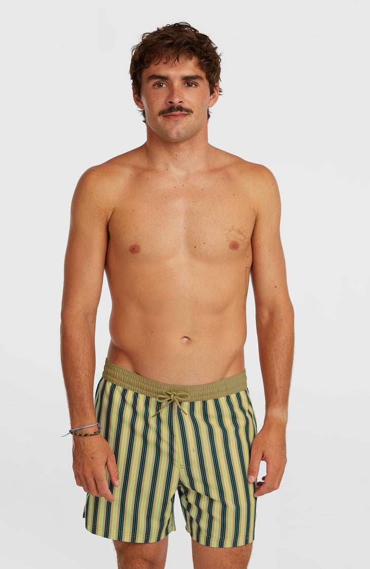 O'Riginals Stripe 15'' Swimshorts | Yellow Originals stripe