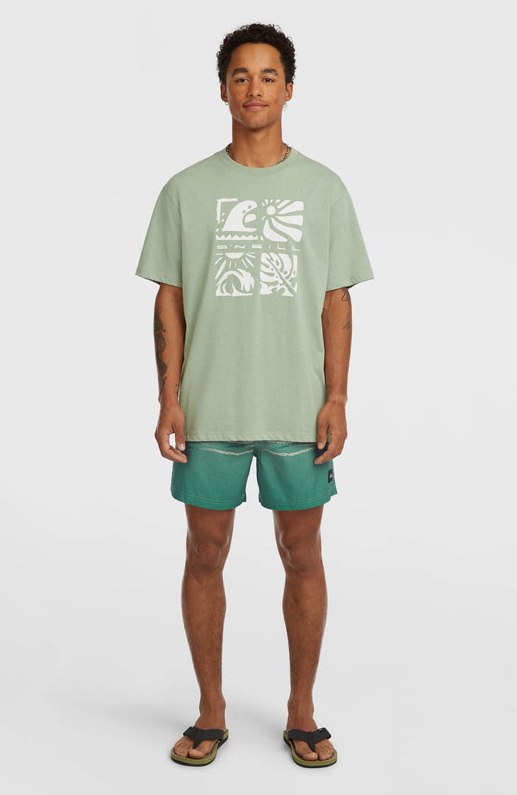 O'Neill First 15'' Swimshorts | Green Heritage O'Neill Flip