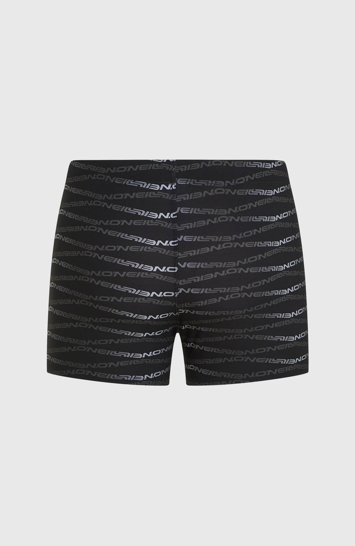 Essentials All-Over-Print Racer | Black Boys Gradient Stripe