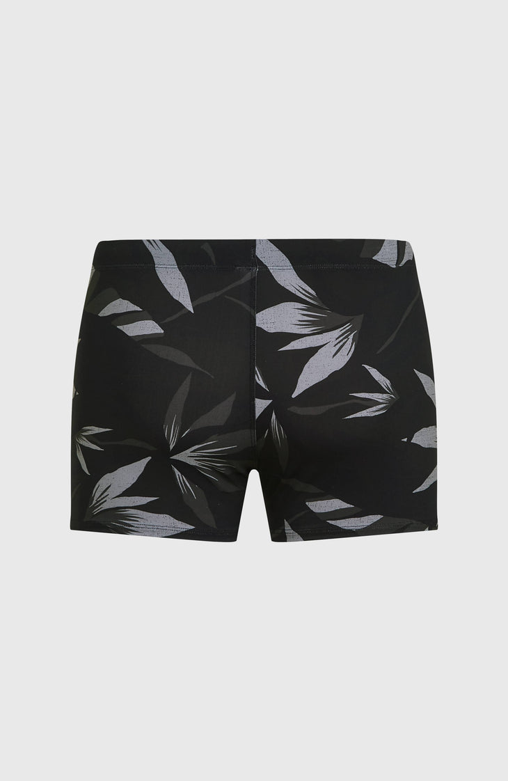 Essentials All-Over-Print Racer | Black Tropicana Small