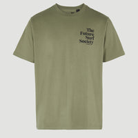Future Surf Society T-Shirt | Deep Lichen Green