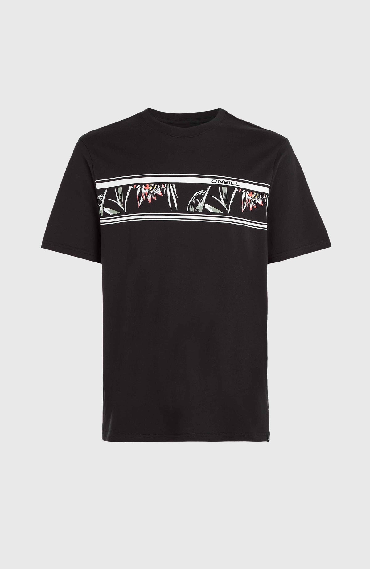 Mix and Match Floral Graphic T-Shirt | Black Out