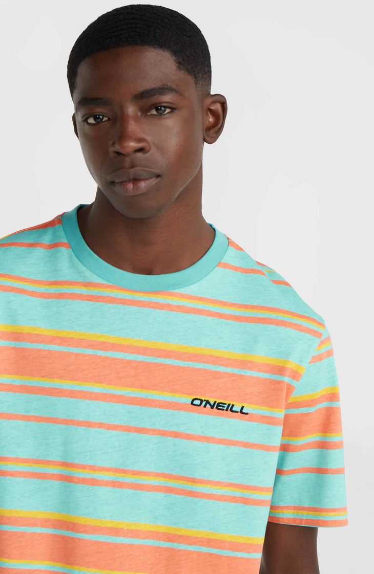 Mix and Match Stripe T-Shirt | Blue Neon Bold Stripes