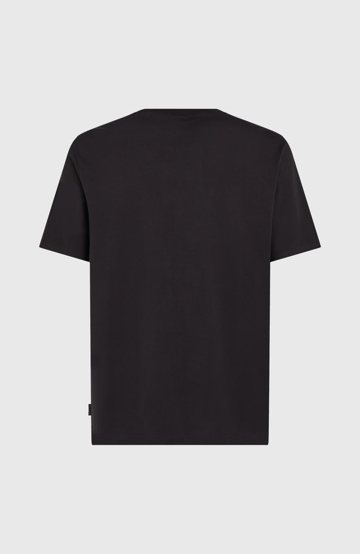 Small Chest Print T-Shirt | Black Out