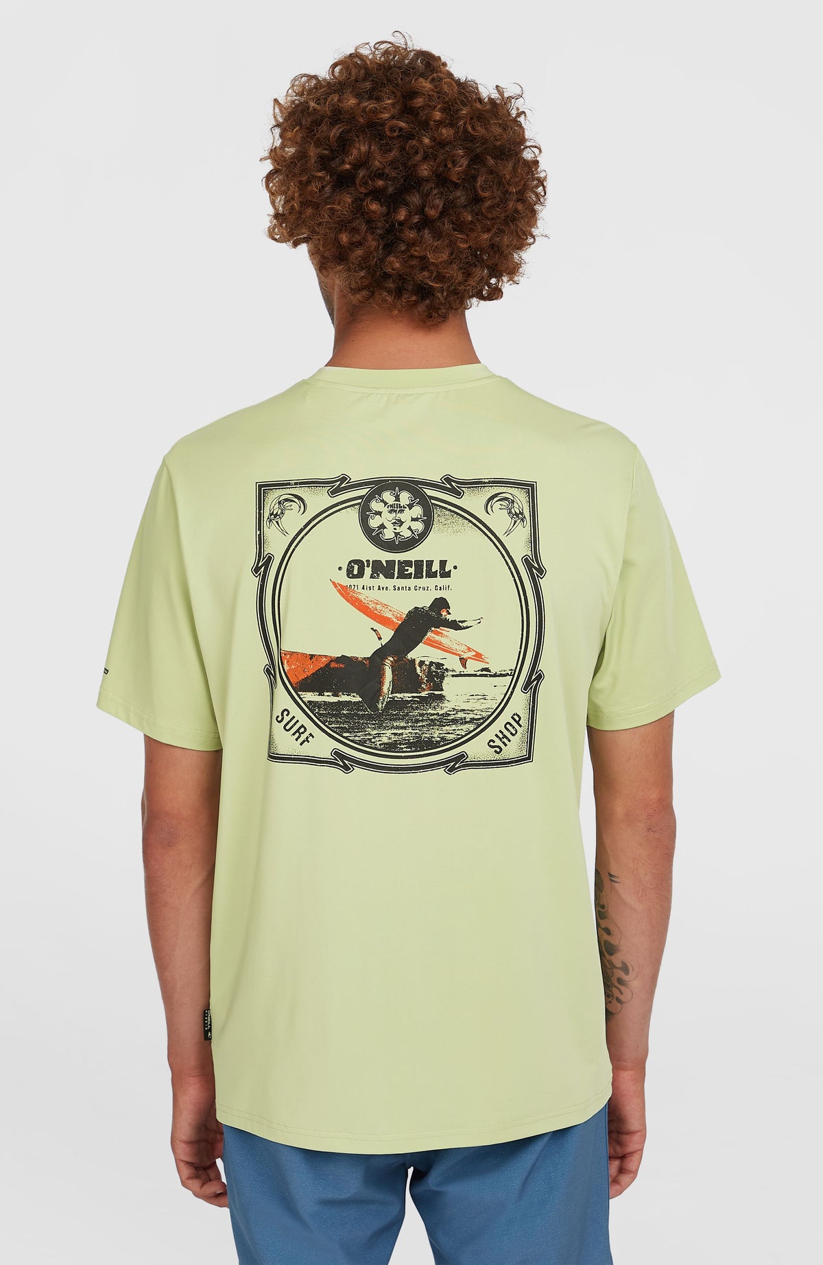 O'Riginals Hybrid UPF 50+ Back Print T-Shirt | Ashton Leaf