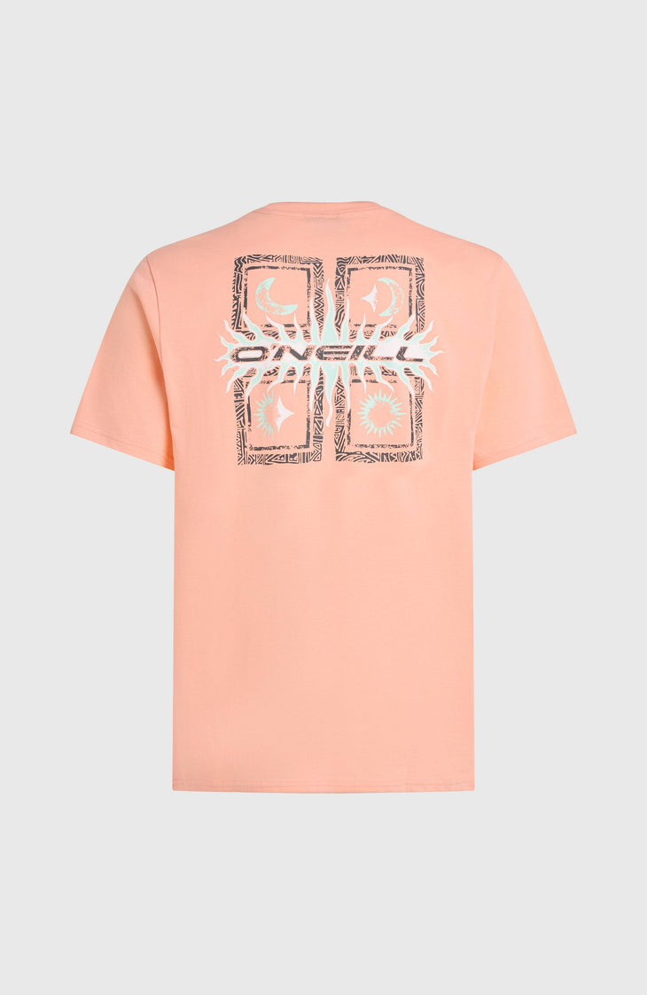 Retro Graphic T-Shirt | Coral Pop