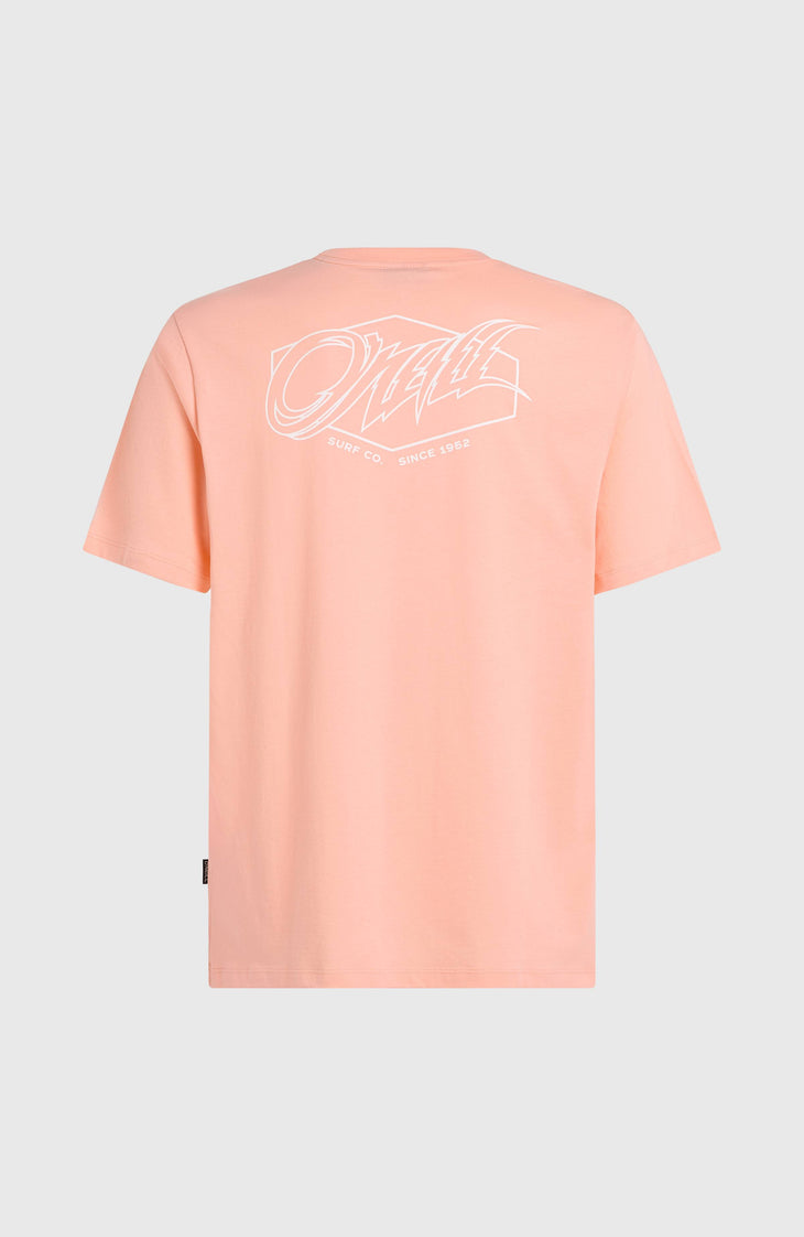 Box Logo T-Shirt | Coral Pop